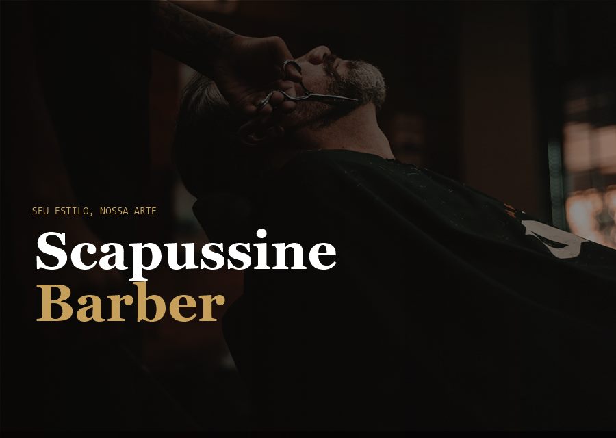 Print do site Scapussine Barber
